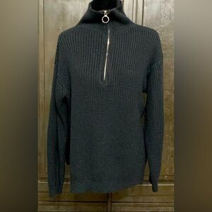 Black PULLOVER oversized sweater tunic - size Large